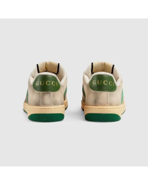 Gucci Natural "Screener" Sneakers