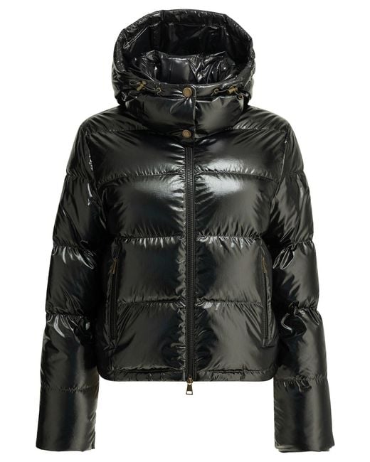 Moncler Black Niveole Short Down Jacket