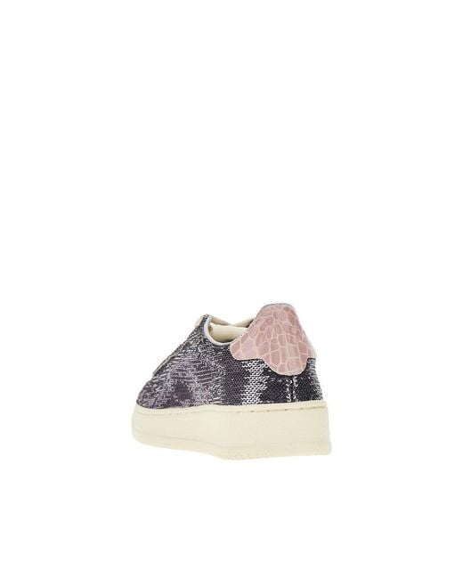 Autry Blue 'Sparkling' Dallas Low Sneakers