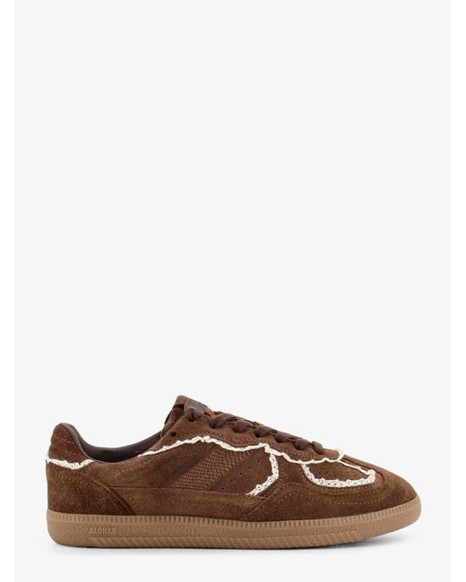 Alohas Brown Tb.490 Crochet Suede Sneakers