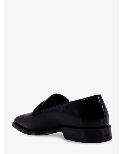 Dior Black Dior Palmares Patent Leather Loafers for men