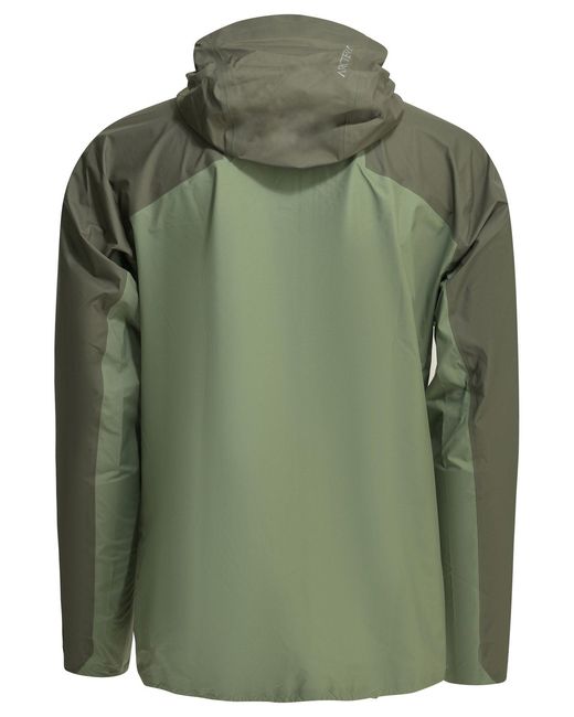 Arc'teryx Green "Norvan Shell" Windbreaker Jacket for men