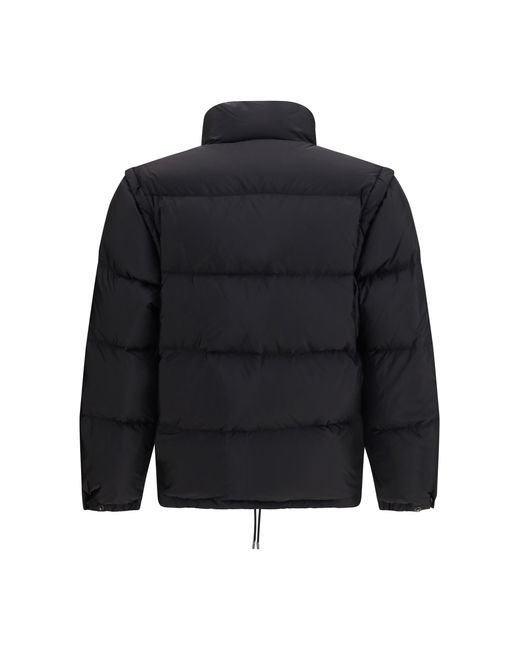 Prada Blue Re-Nylon Puffer Jacket for men