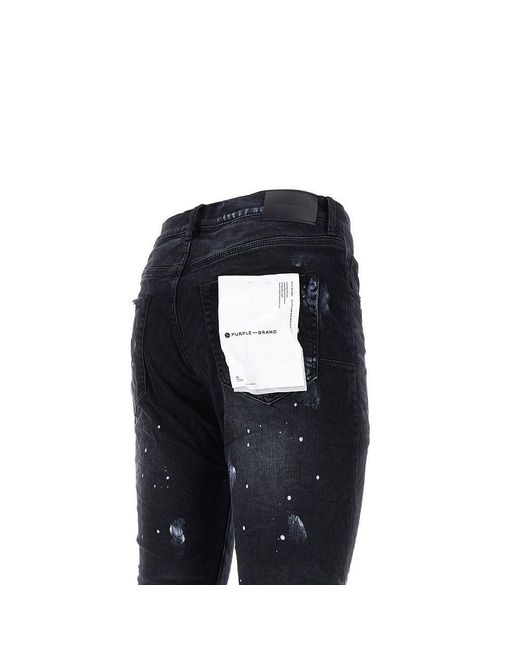 Purple Brand Blue Stretch Denim 'P001' Jeans for men