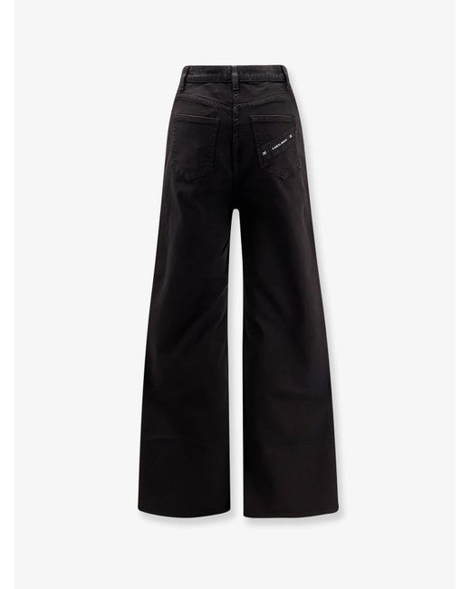 Elisabetta Franchi Black Denim Trousers
