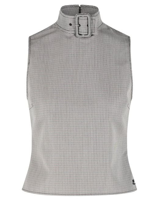 Women's Grey 'Buckle' Tank Top