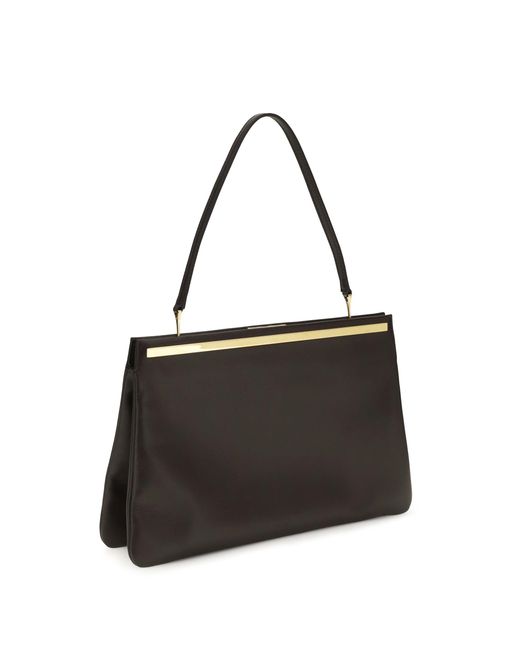 The Row Black Elise Handbag Ebony