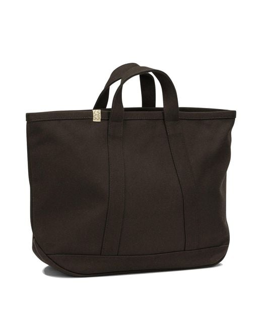 Visvim Black "Canvas Rime Tote M" Large Hand Bag for men