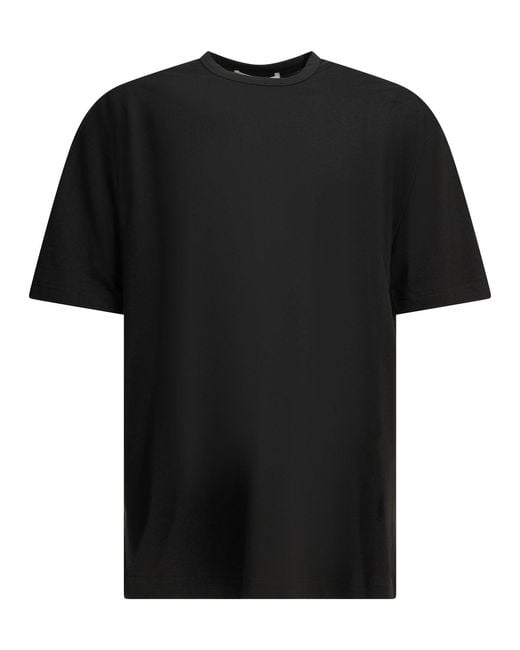 Comme des Garçons Black Crew-Neck T-Shirt With Reverse Logo for men