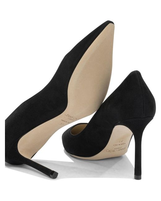 Jimmy Choo Black Romy 85Mm Pumps