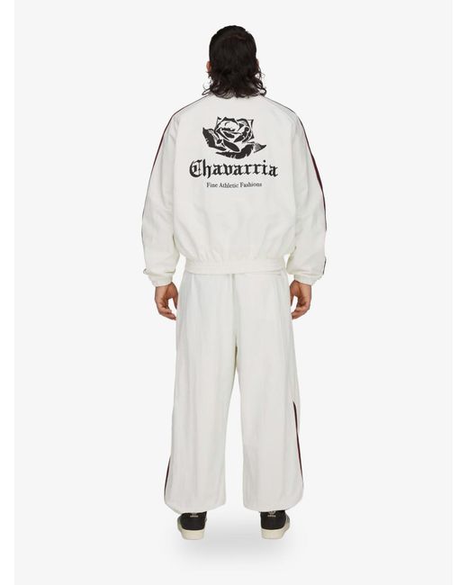 ADIDAS X WILLY CHAVARRIA White Woven Track Jacket for men