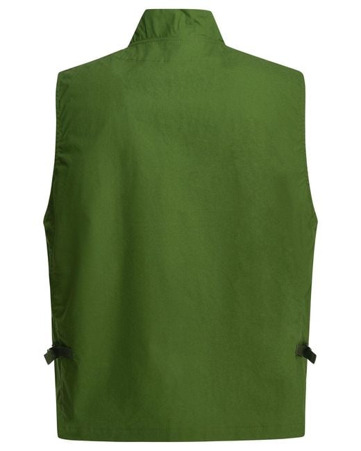 Manifattura Ceccarelli Green "New Travel Vest" Sleeveless Jacket