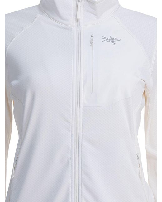 Arc'teryx White "Delta" Technical Jacket