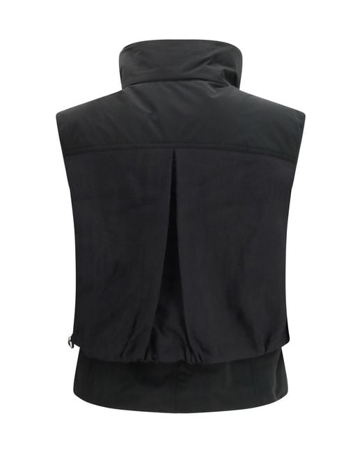 Pinko Black Vest Geraldine Nylon