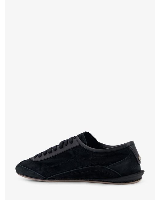Dolce & Gabbana Black Gimondi Plus Suede Leather Sneakers for men