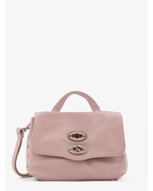 Zanellato Pink Postina Baby Leather Crossbody Bag