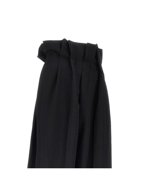 Khaite Black 'Kira' Oversized Pants
