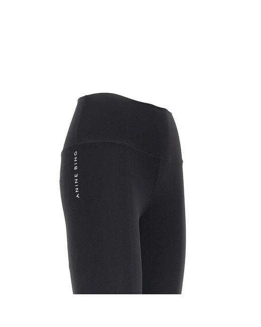 Anine Bing Black 'Dave' Legging