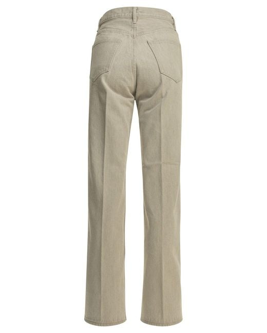 Auralee Natural Hard Twist 5P Straight Leg Jeans