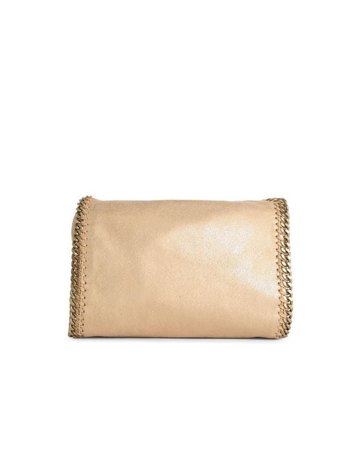 Stella McCartney Natural 'Tote Mini Falabella' 'Shaggy Deer' Bag