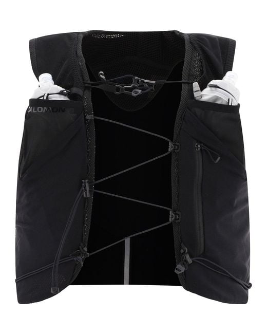 Salomon Black "Adv Skin 5" Sports Vest for men