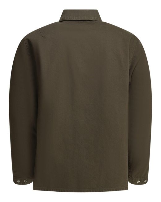 Stone Island Green Overshirt Jacket for men