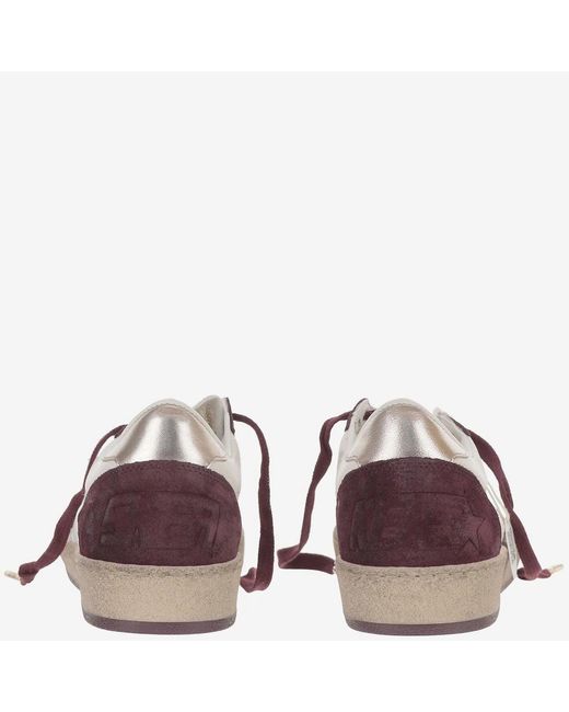 Golden Goose Deluxe Brand Brown "Ball Star" Sneakers
