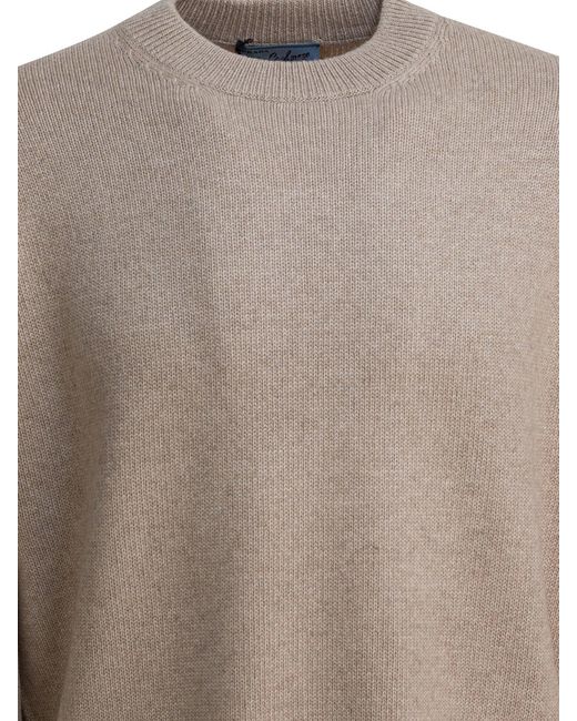 Prada Brown Re-Cashmere Crewneck Sweater for men
