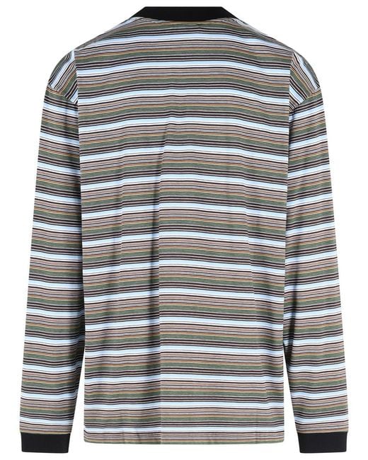Marni Gray Cotton T-Shirt for men