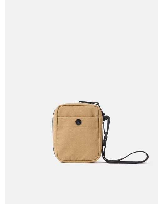 Stone Island Natural Wallet With Compass Patch for men