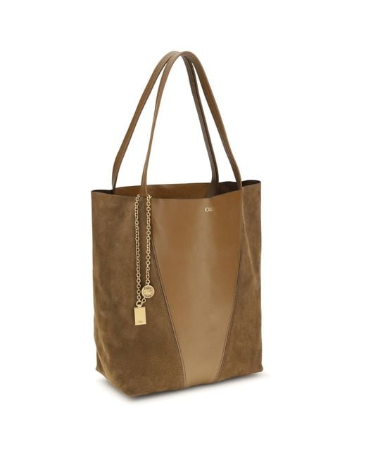 Chloé Natural Chloã Spin Shoulder Bag