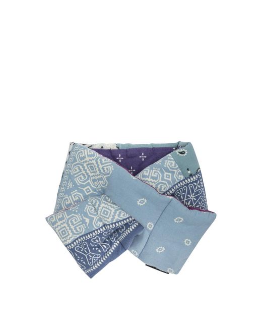 Kapital Blue Scarves & Silk Scarves for men