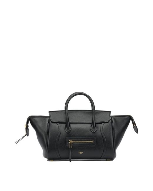 Céline Black "Luggage" Small Handbag