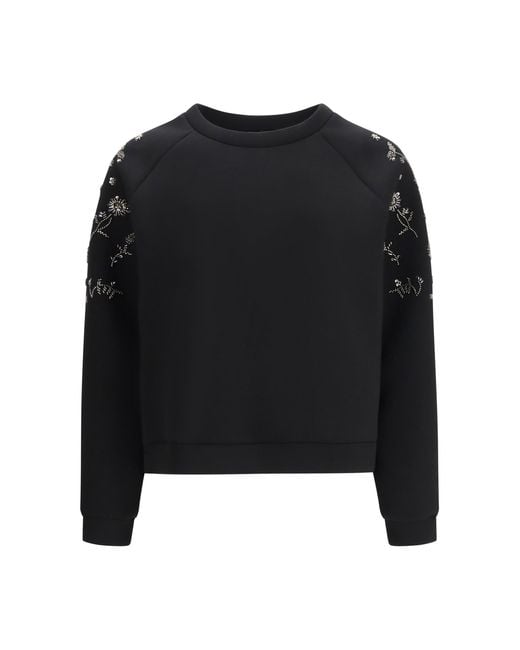 Weekend by Maxmara Black Sweatshirt Tema