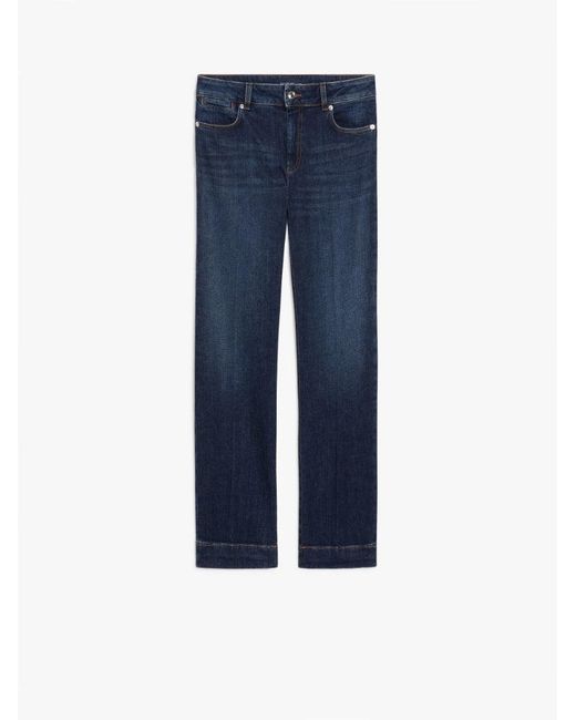 MAX MARA SPORTMAX DENIM Blue "Perfect Fit" Denim