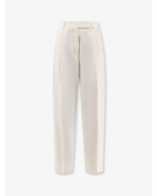 Rohe White Virgin Wool Trousers