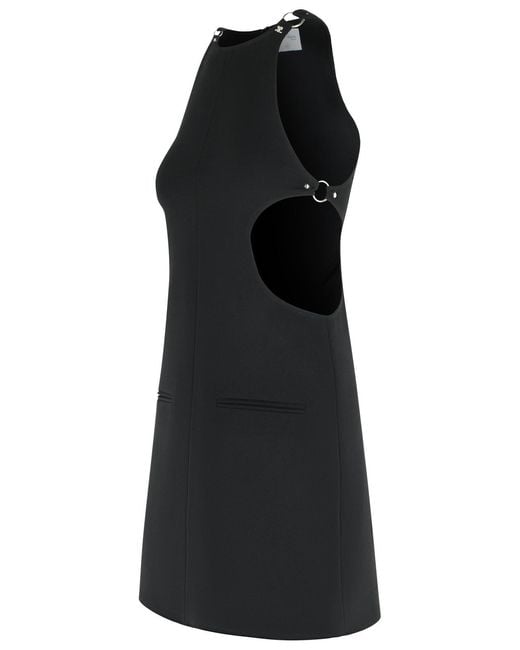 Courreges Black Wool Blend Dress