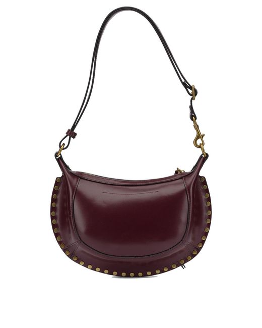Isabel Marant Purple "Oskan Moon" Small Shoulder Bag