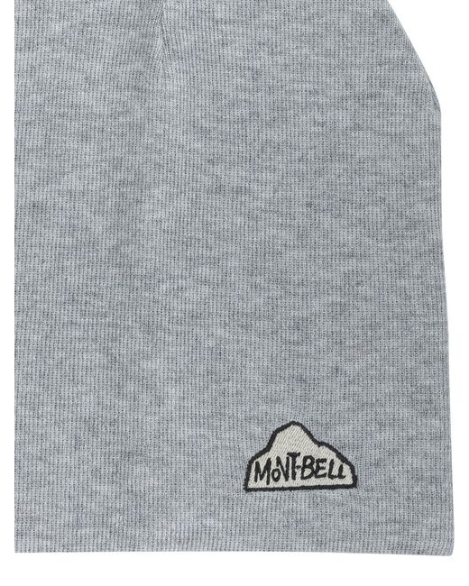 Montbell Gray Polyester Acrylic Hat for men