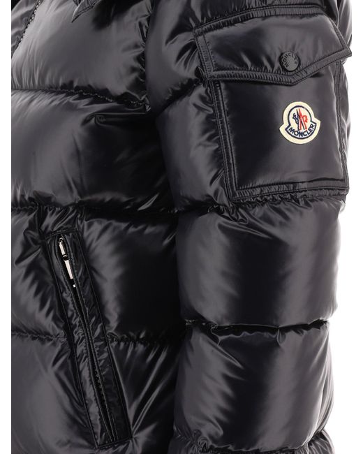 Moncler Black Maire Short Down Jacket