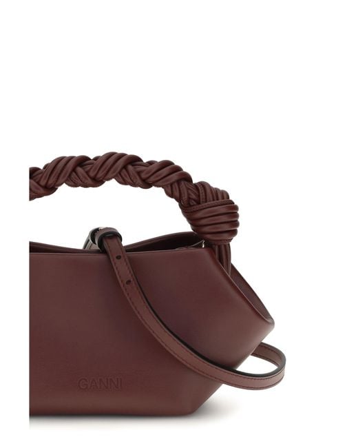 Ganni Brown Mini Handbag Bou