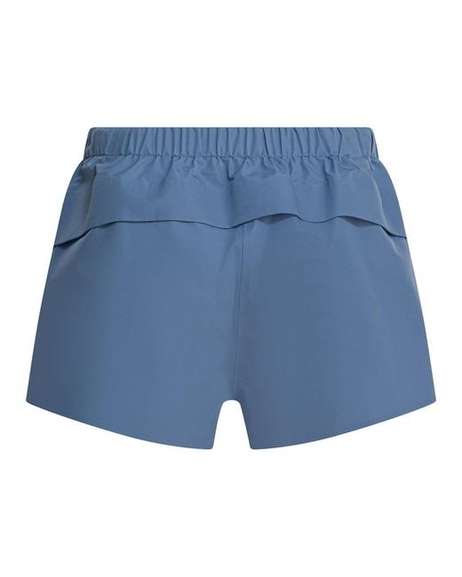 Prada Blue Technical Fabric Shorts