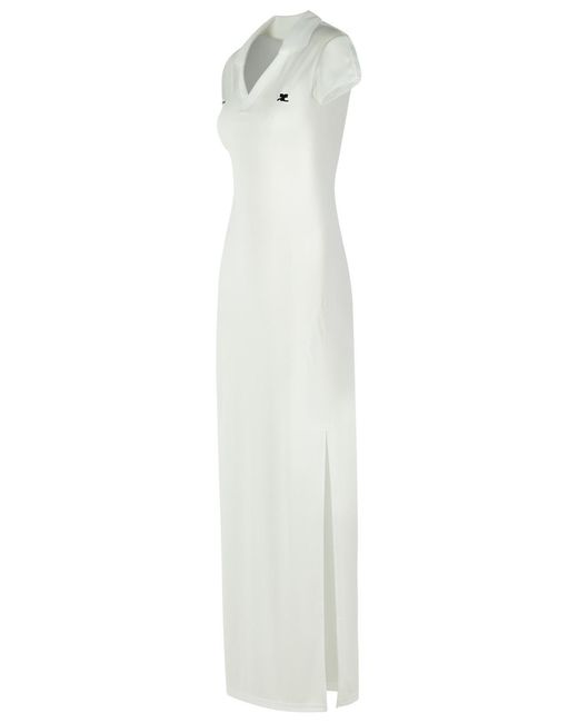 Courreges White Polyester Dress