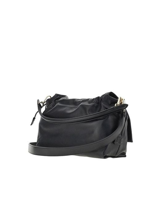 Fendi Black Large Leather 'Baguette Soft' Bag