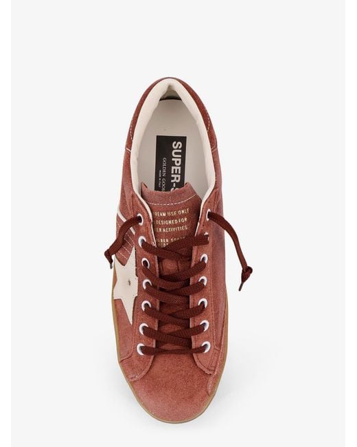 Golden Goose Deluxe Brand Brown Super Star Double Quarter Suede Sneakers for men
