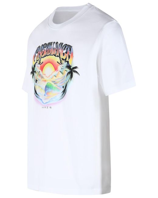 Casablanca White Casa Airspray Cotton T-Shirt for men