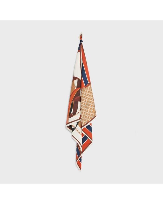 Céline Orange Scarf