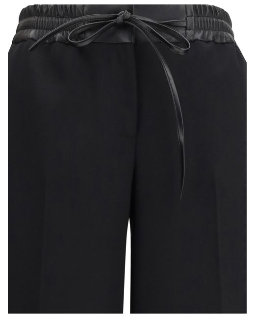 Alaïa Black Alaïa Tailored Virgin Wool Pants