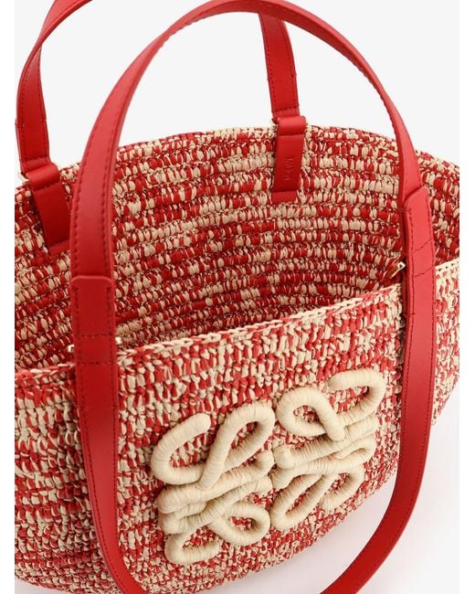 Loewe Pink Shoulder Bag Paula's Ibiza Medium Raffia
