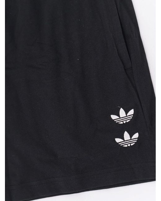 ADIDAS X WILLY CHAVARRIA Blue Cotton Bermuda Shorts for men